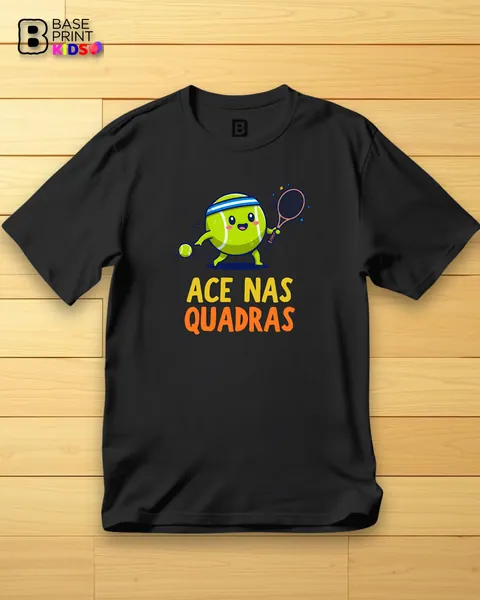 Camiseta Ace nas Quadras