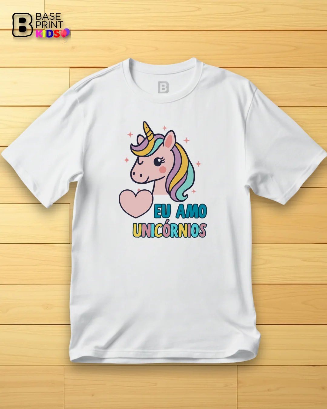 Camiseta Amo Unicórnios