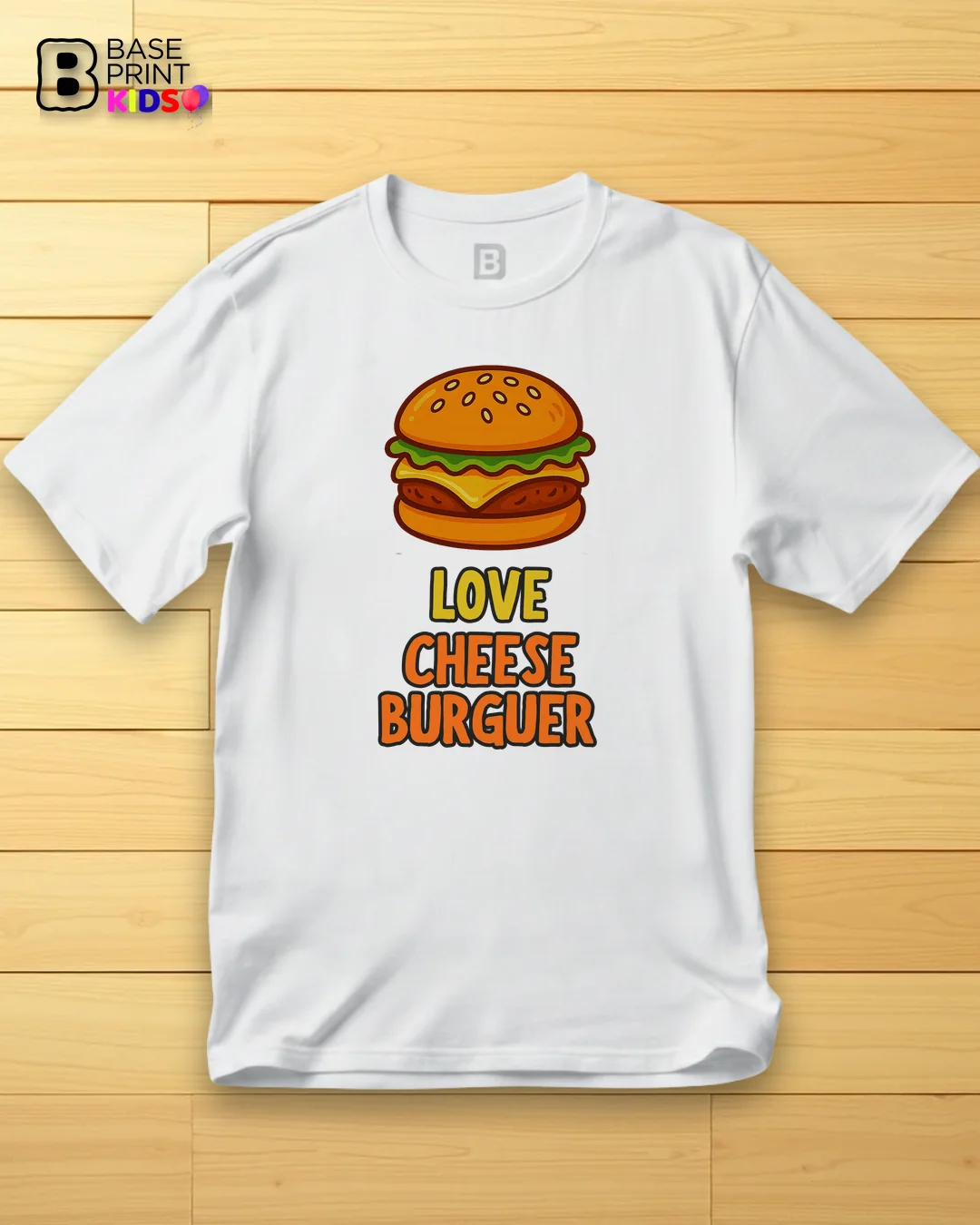 Camiseta Love Cheeseburguer