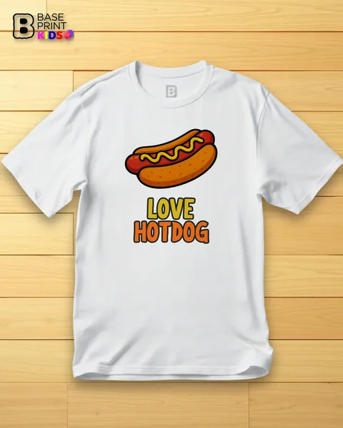 Camiseta Love Hotdog