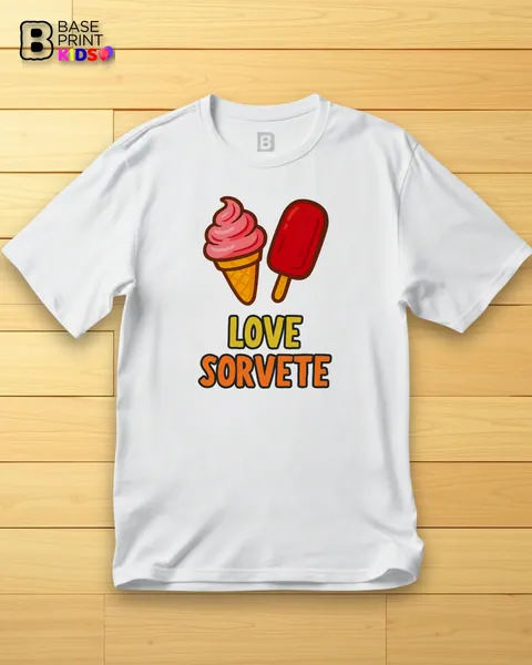 Camiseta Love Sorvete