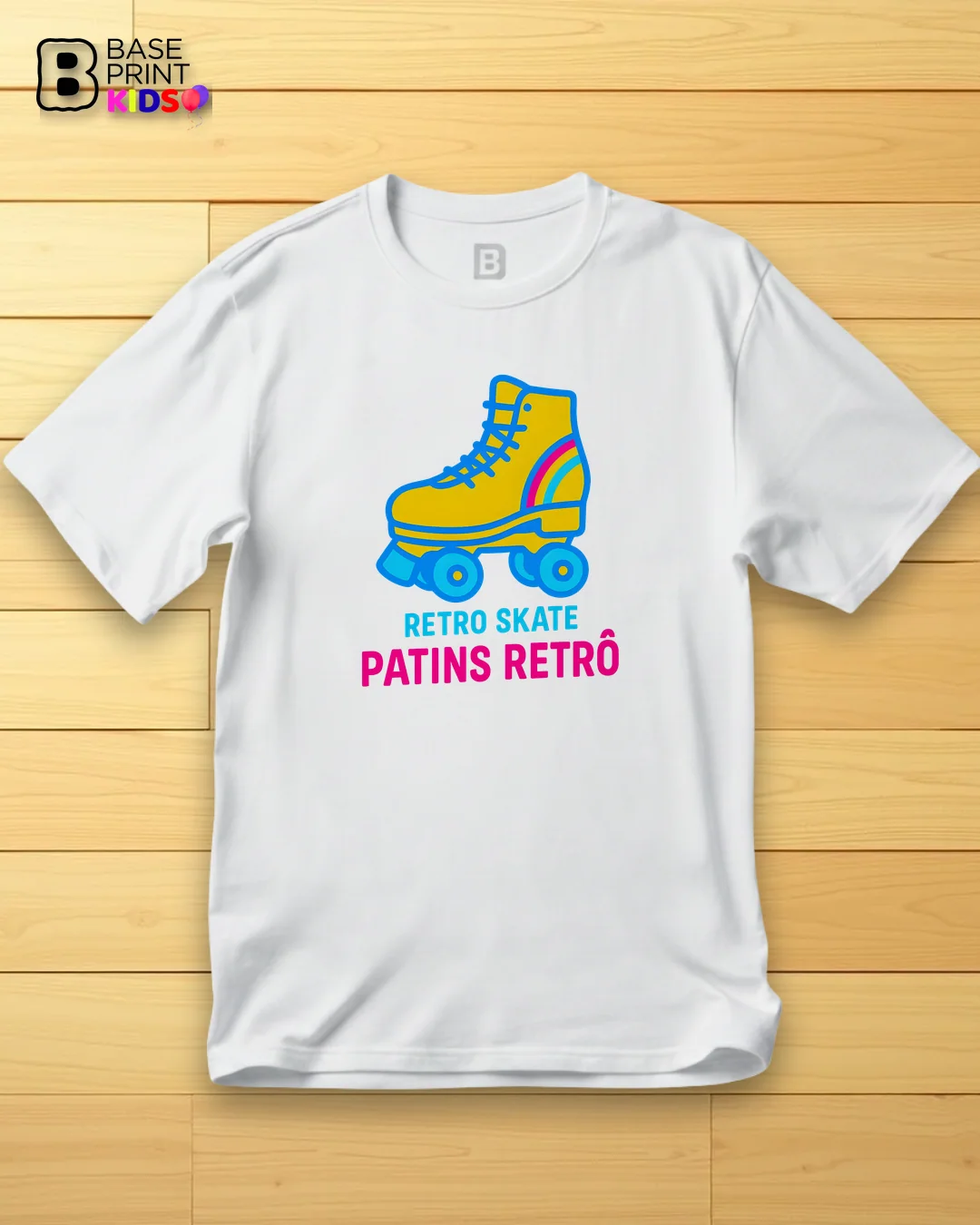 Camiseta Patins Retrô