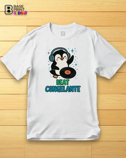Camiseta Pinguim DJ