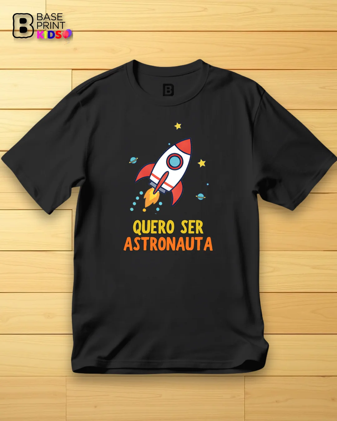 Camiseta Quero Ser Astronauta