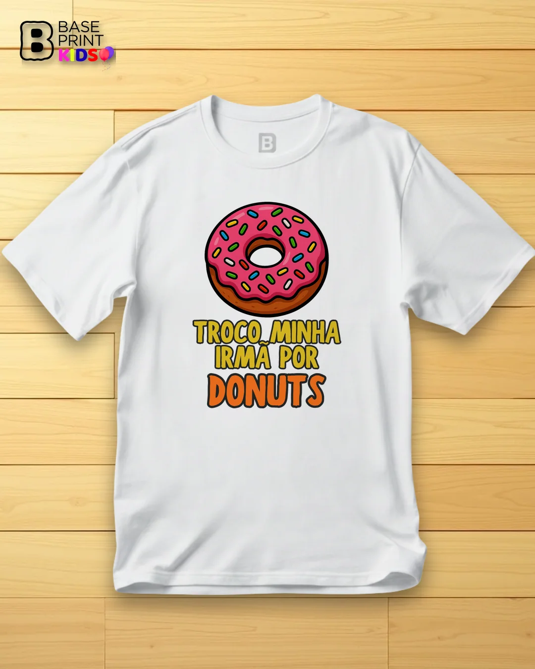 Camiseta Troco Irmã por Donuts