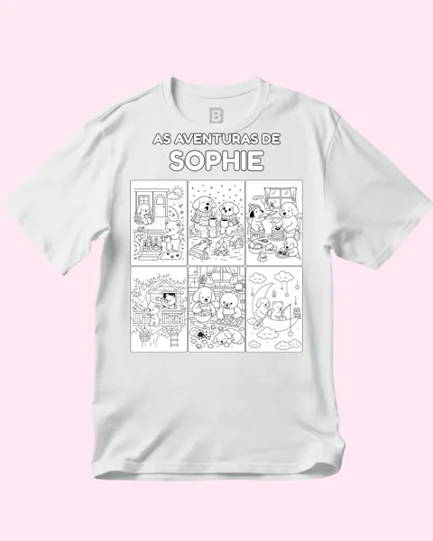Para colorir: As aventuras de [nome]