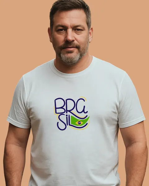 Camiseta Brasil Flag