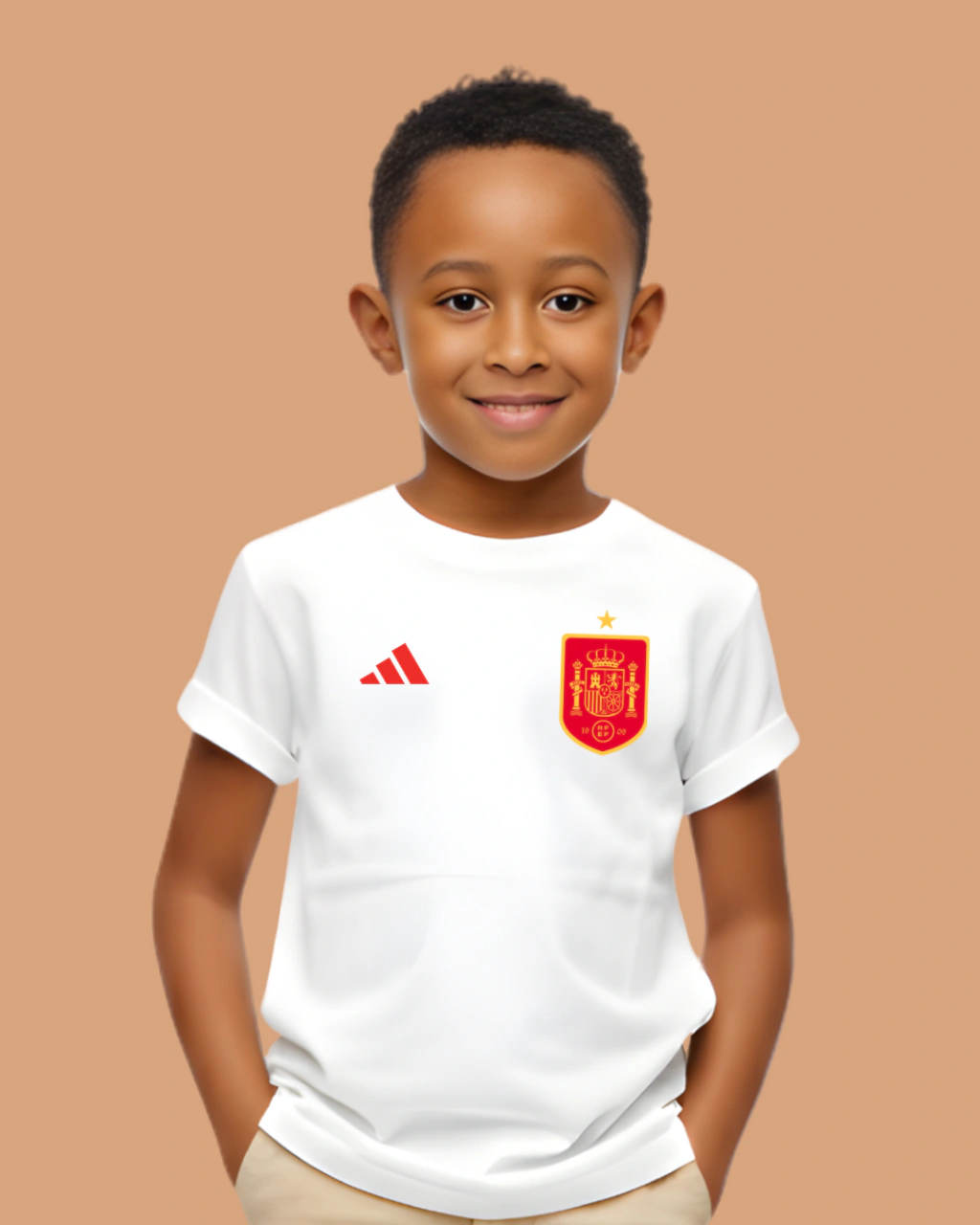 Criança vestindo camiseta BP Kids