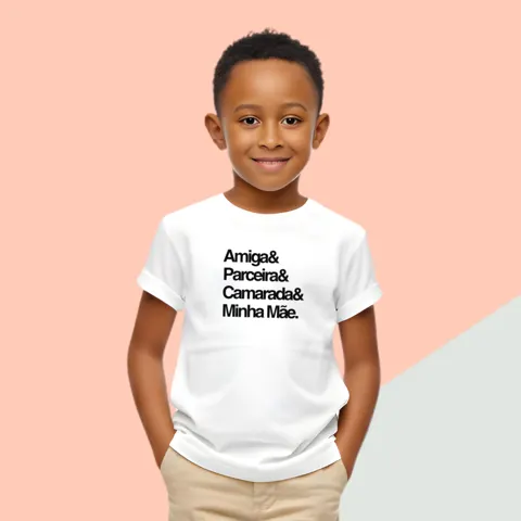 Camiseta Mãe Amiga