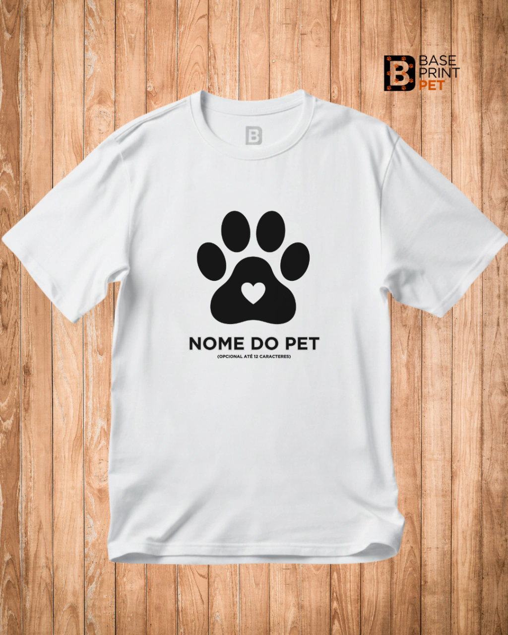 Camiseta Pata Coração