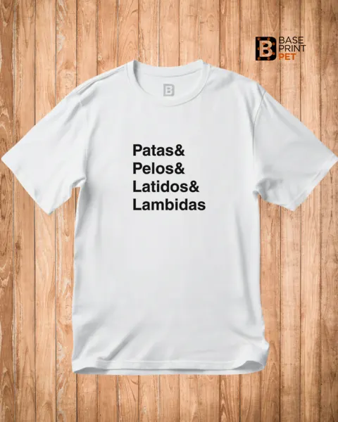 Camiseta Patas e Pelos