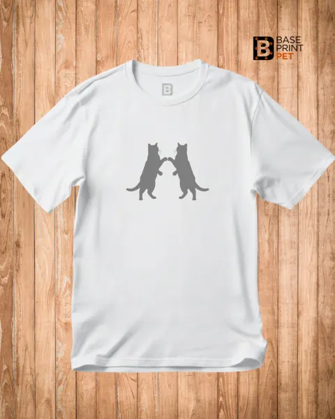 Camiseta Shake Hands Gato