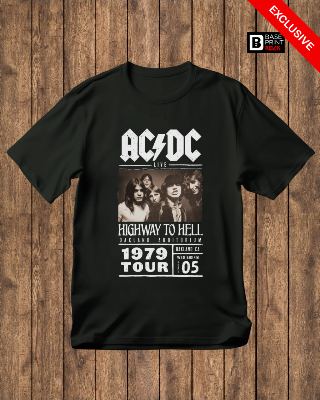 Camiseta AC/DC 1979 Tour