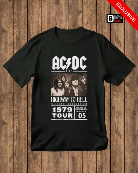 Camiseta AC/DC 1979 Tour