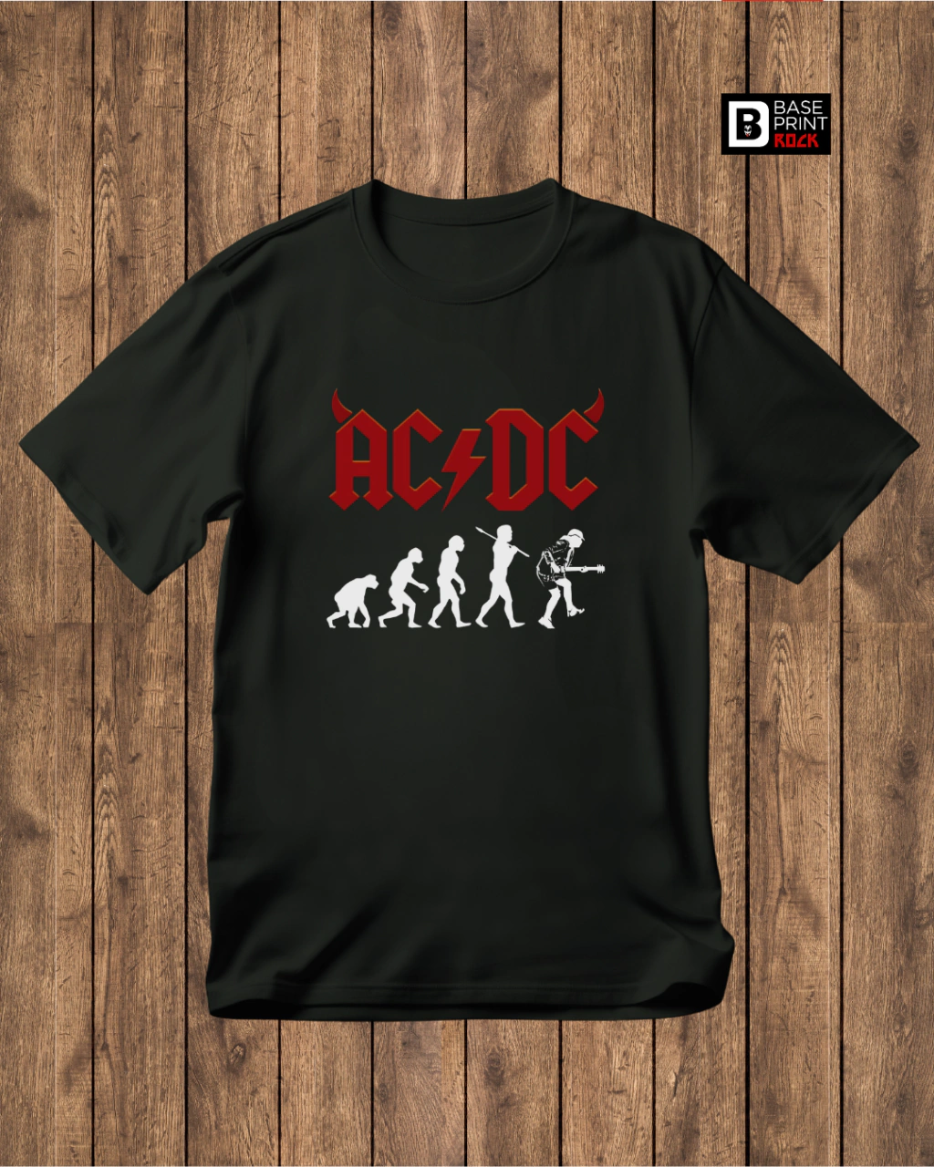 Camiseta AC/DC Evolution