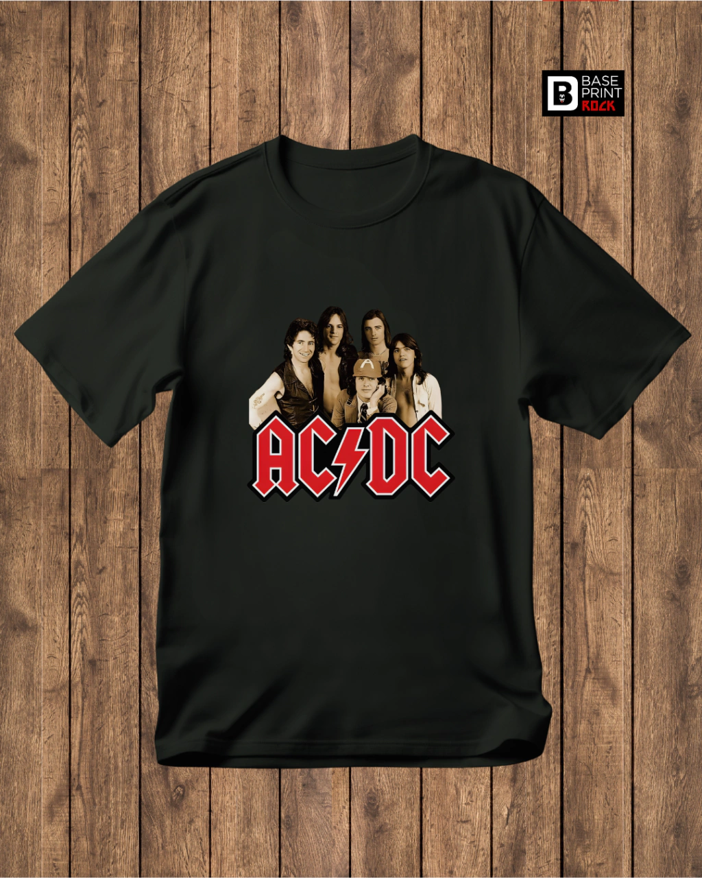 Camiseta AC/DC Retro