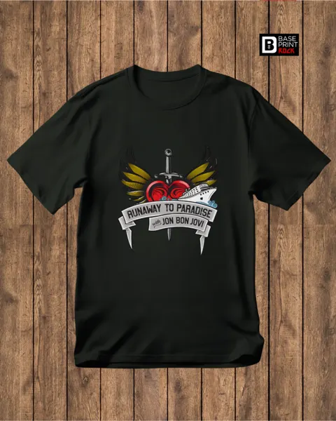Camiseta Bon Jovi Runway to Paradise