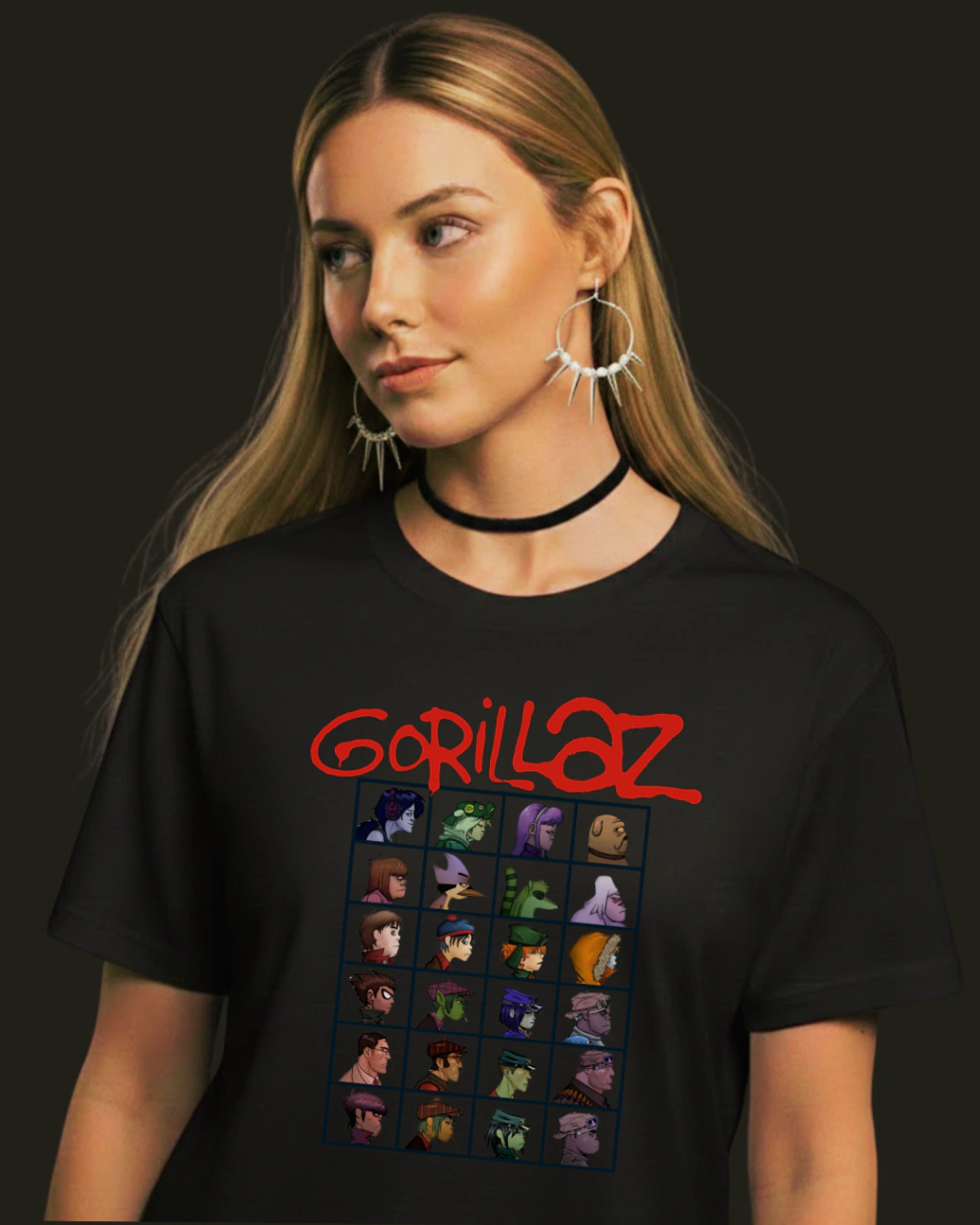 Camiseta Gorillaz Folks — foto 2
