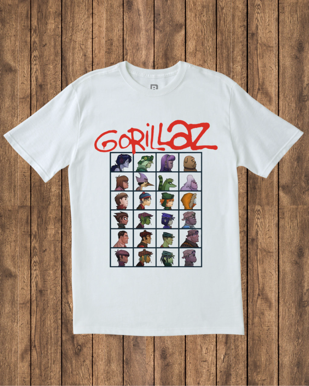 Camiseta Gorillaz Folks — foto 3