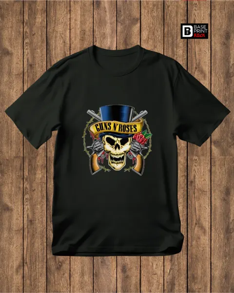 Camiseta Guns n' Roses Skull Classic