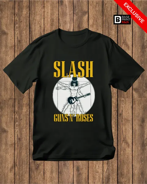 Camiseta Guns n' Roses Slash Vitruviano