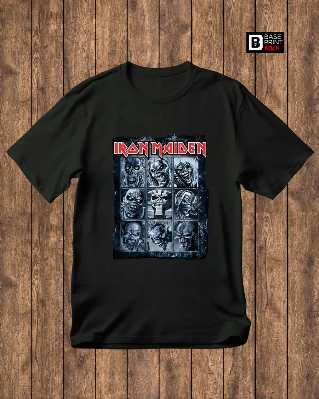 Camiseta Iron Maiden 9 Eddies