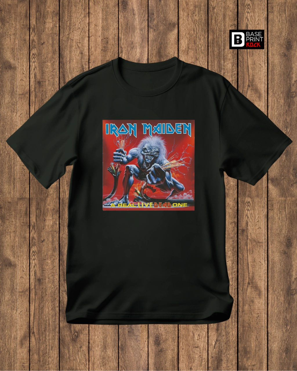 Camiseta Iron Maiden A Real Live Dead One