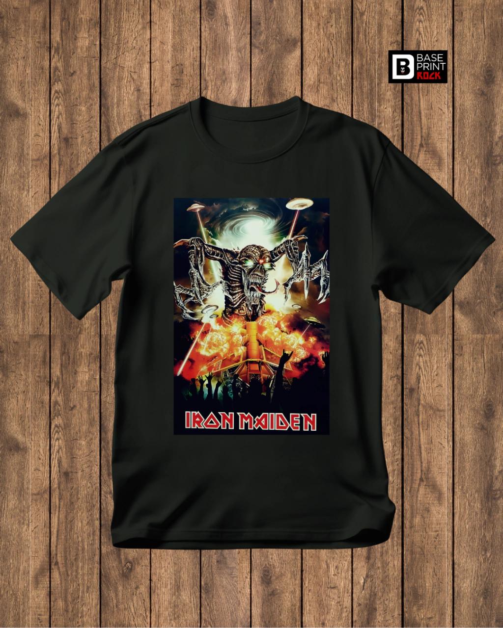 Camiseta Iron Maiden Alien