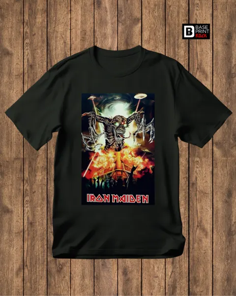 Camiseta Iron Maiden Alien