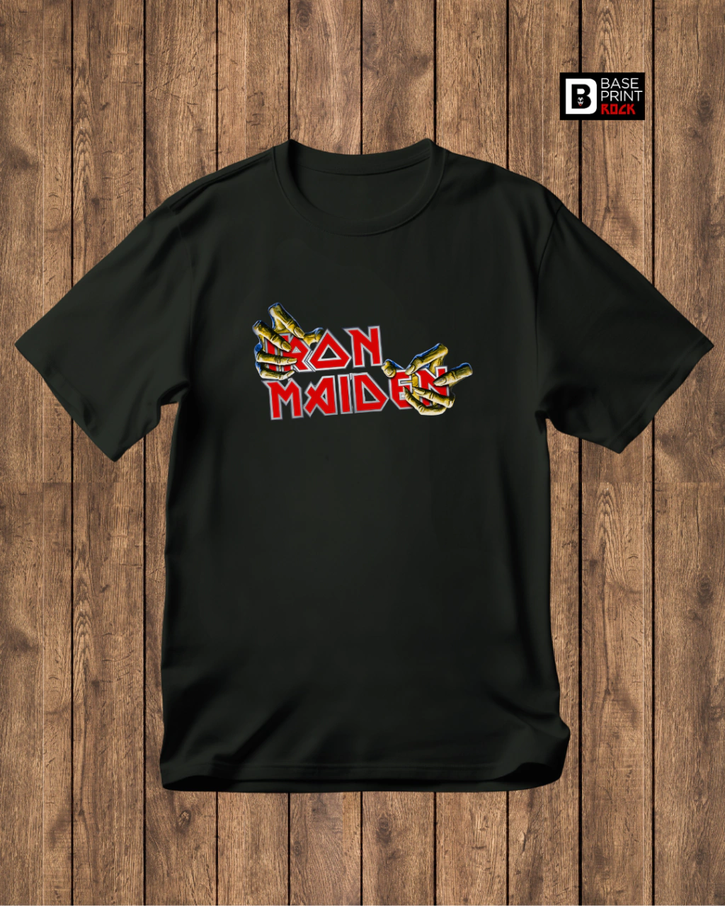 Camiseta Iron Maiden Eddie Behind