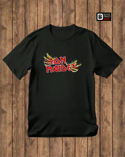 Camiseta Iron Maiden Eddie Behind