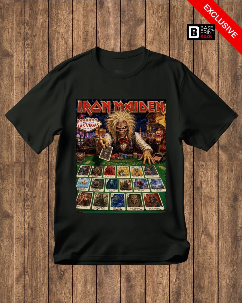 Camiseta Iron Maiden Eddie Dealer