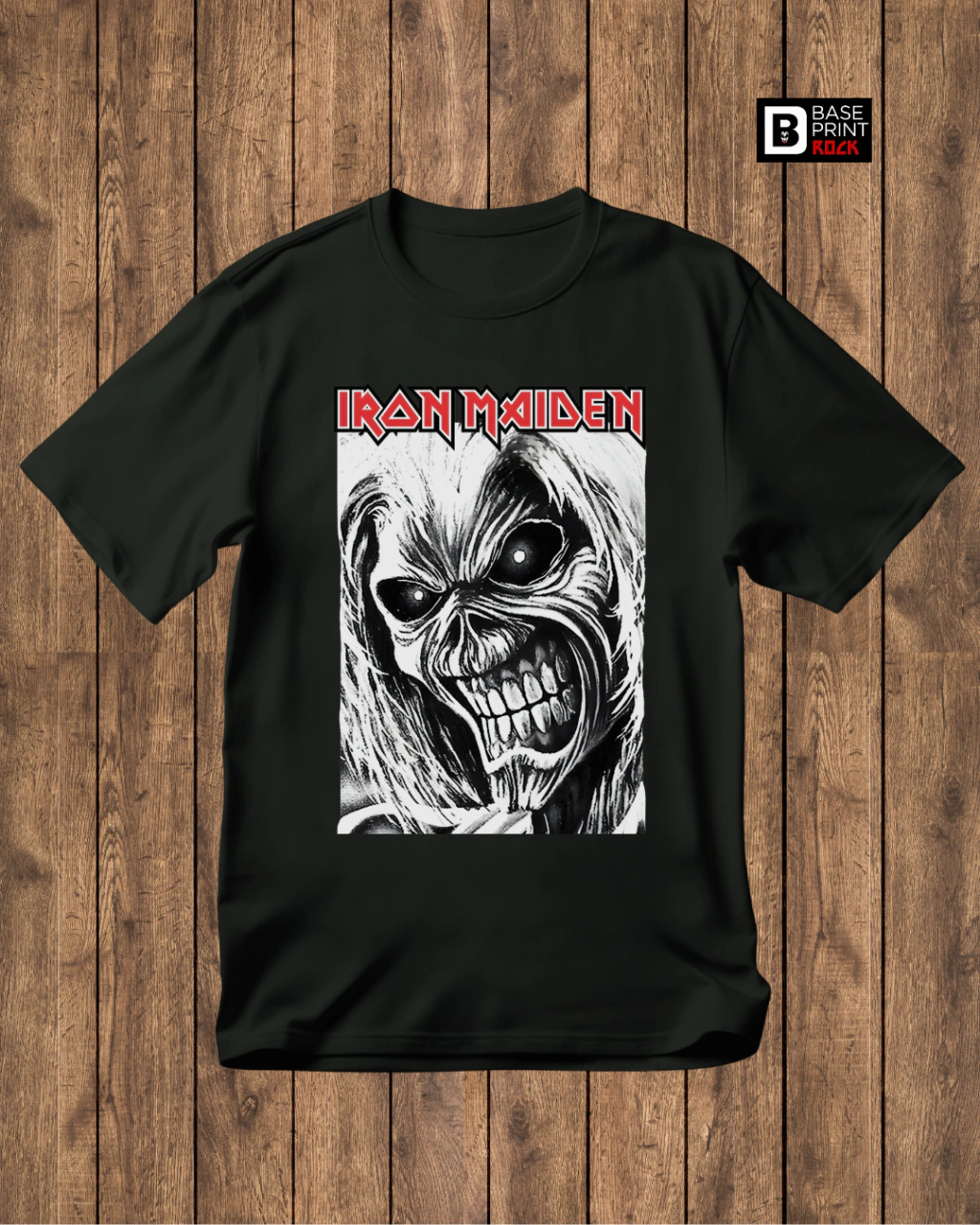 Camiseta Iron Maiden Eddie Smile
