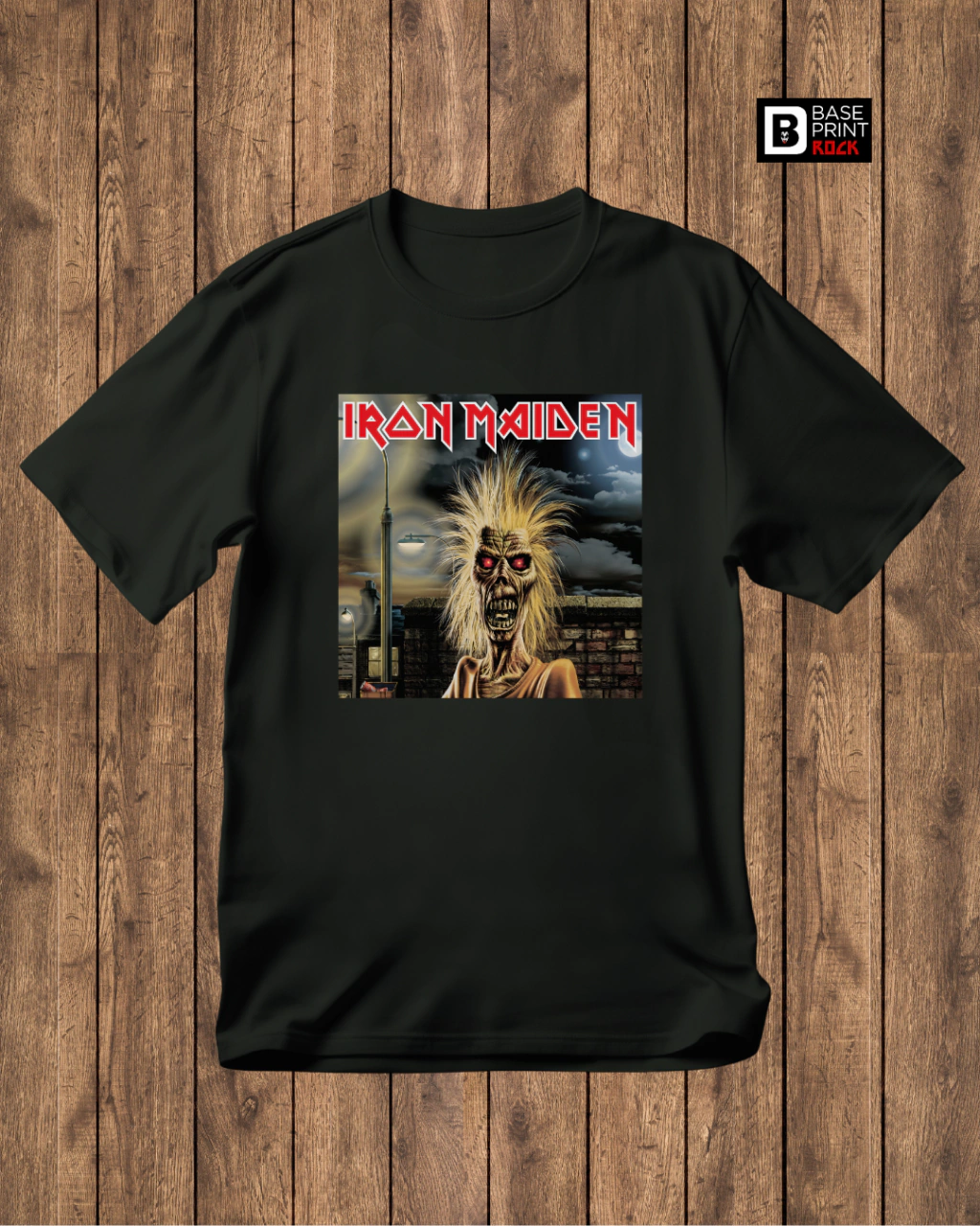 Camiseta Iron Maiden Eddie Vintage
