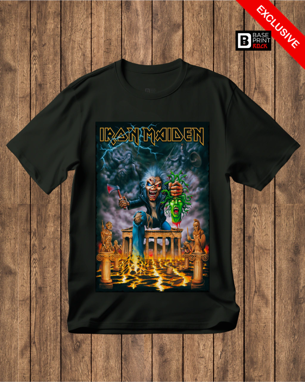 Camiseta Iron Maiden Medusa