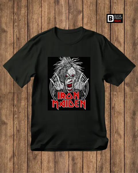 Camiseta Iron Maiden RnR