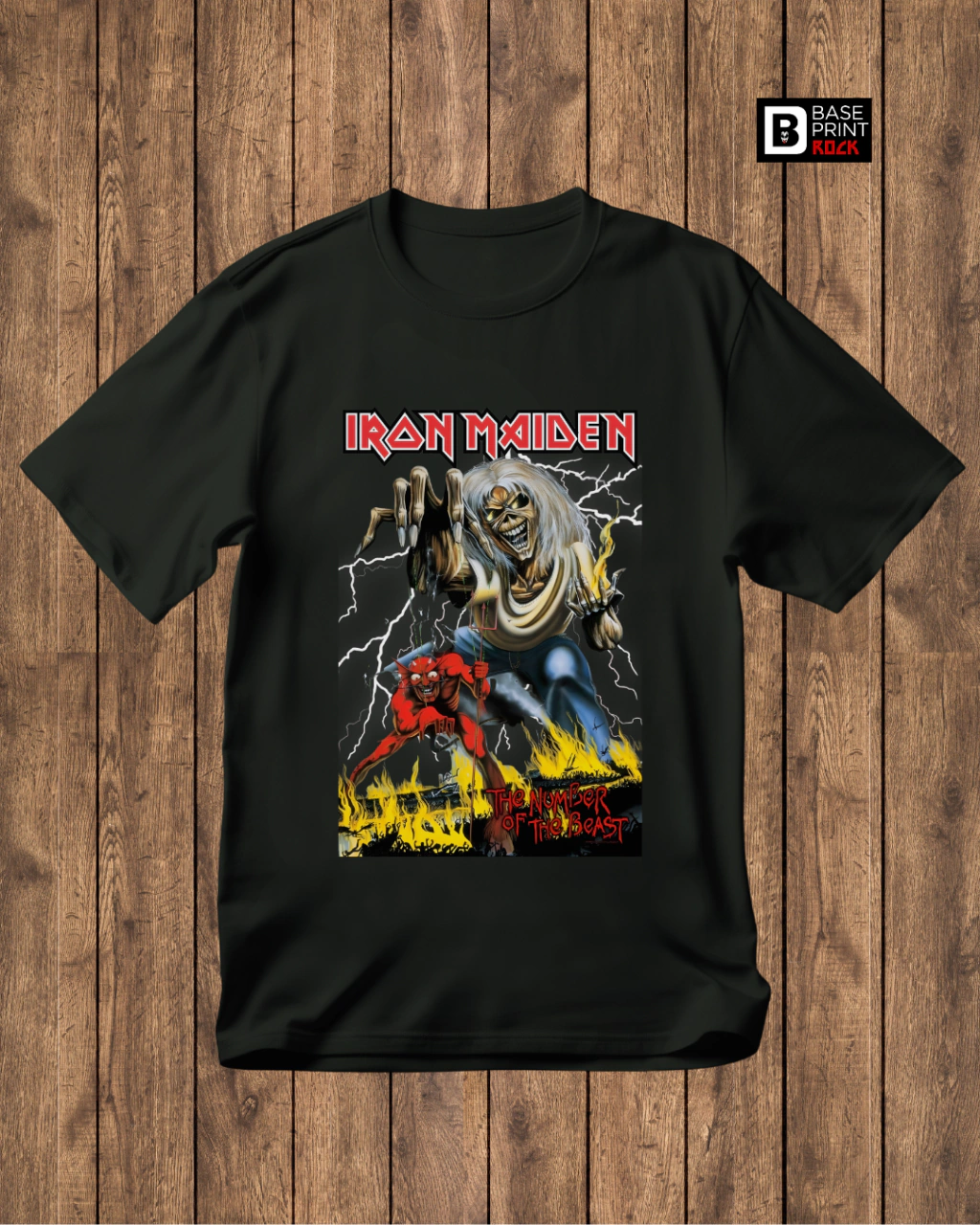 Camiseta Iron Maiden The Number of the Beast