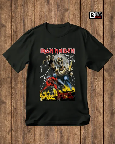 Camiseta Iron Maiden The Number of the Beast