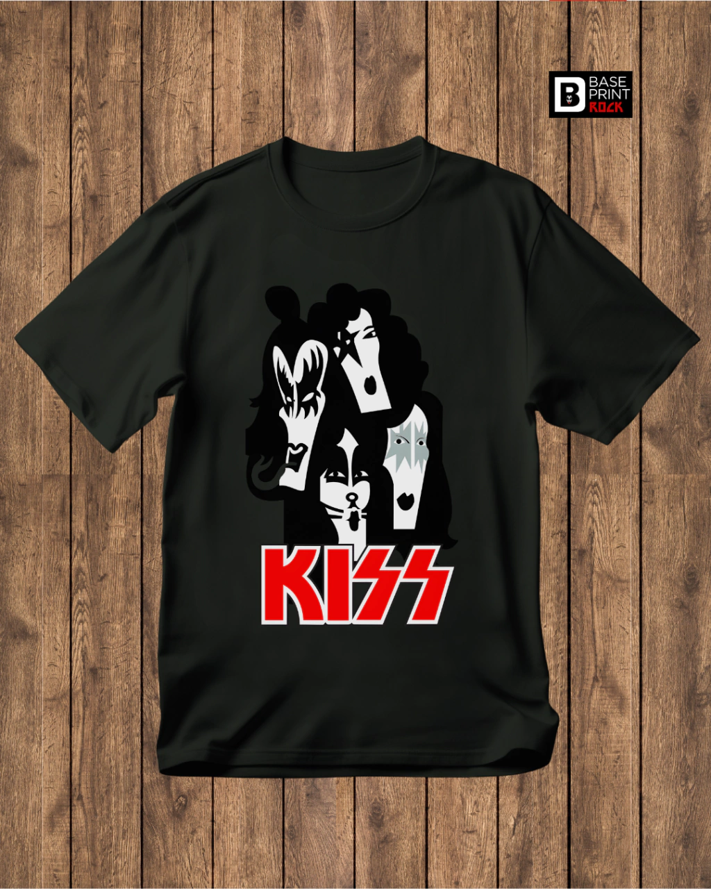 Camiseta Kiss Caricature