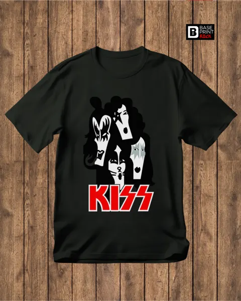 Camiseta Kiss Caricature