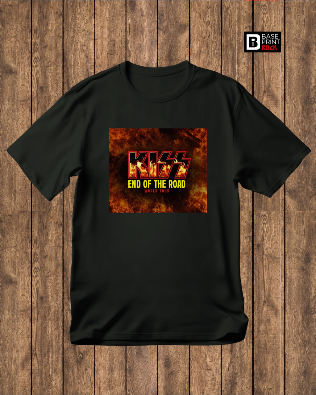 Camiseta Kiss Fire