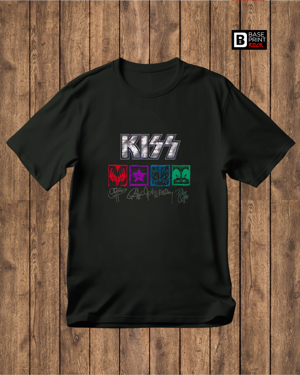 Camiseta Kiss Signatures