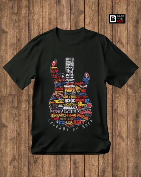 Camiseta Legends of Rock