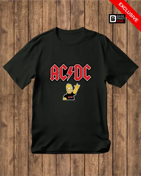 Camiseta Linha Homer AC/DC 2