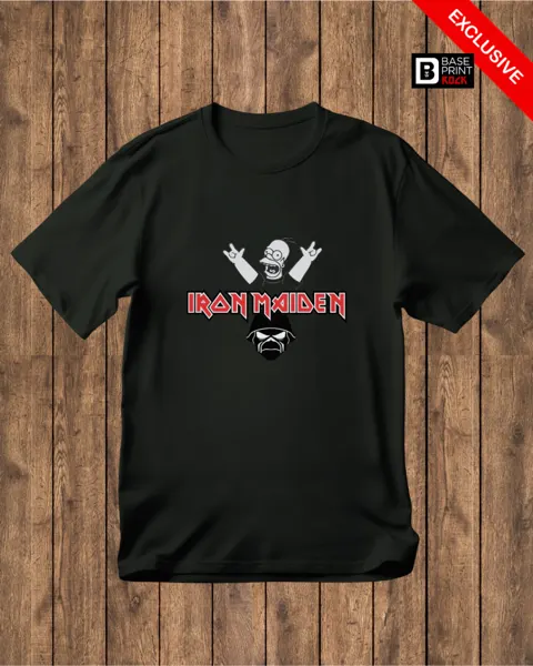 Camiseta Linha Homer Iron Maiden 3