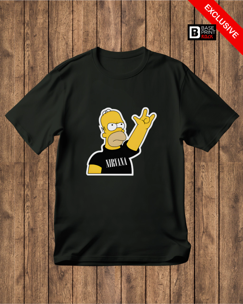 Camiseta Linha Homer Nirvana 1