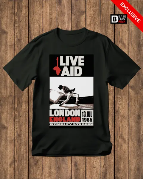 Camiseta Live Aid 1985 Queen