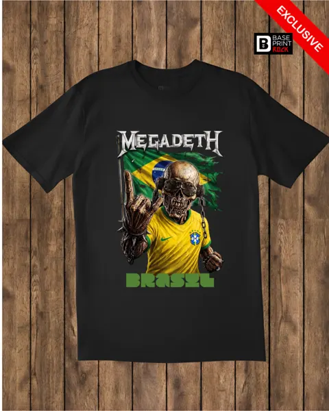 Camiseta Megadeth Brasil