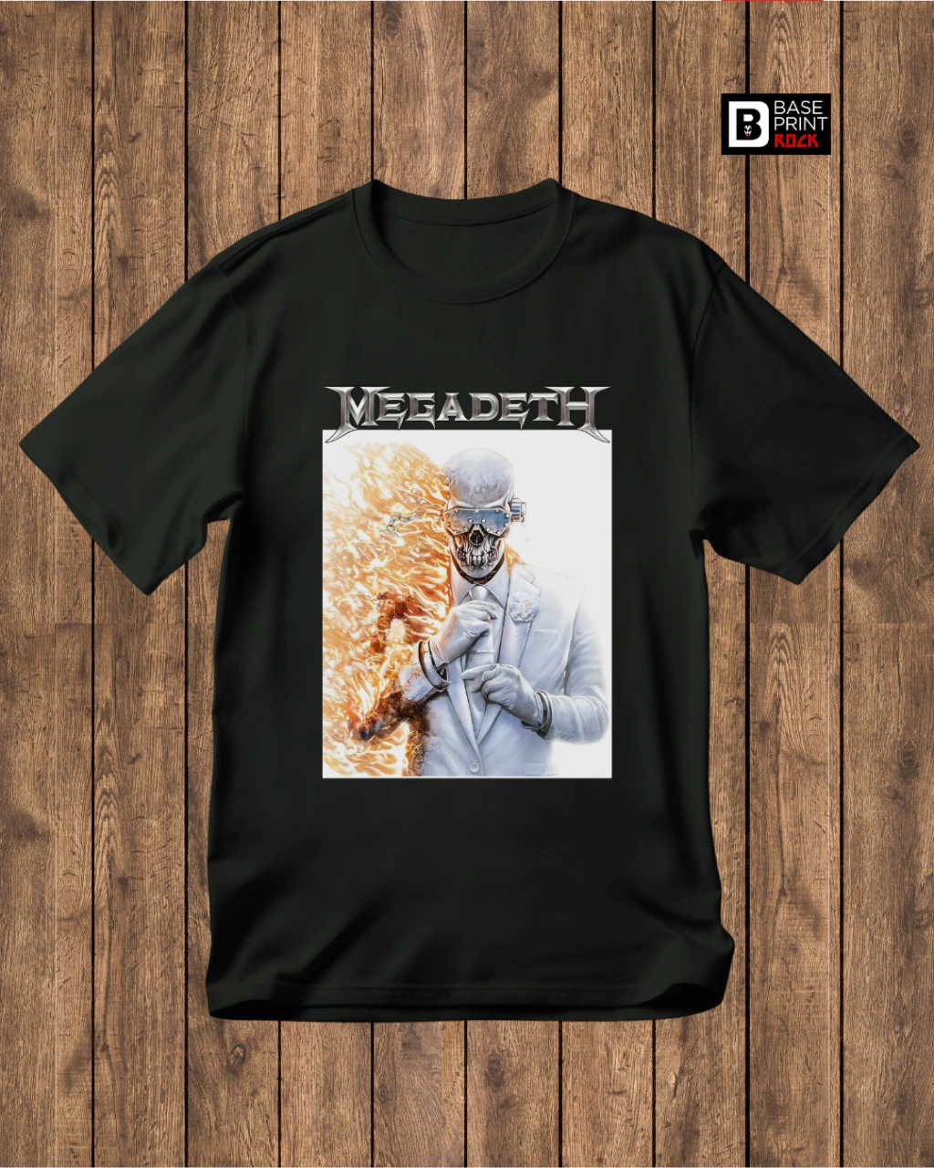 Camiseta Megadeth Fire