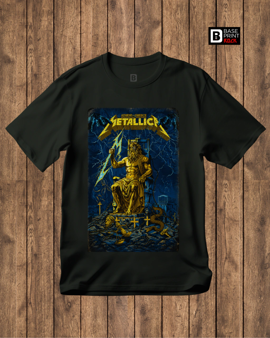 Camiseta Metallica Athens — foto 1